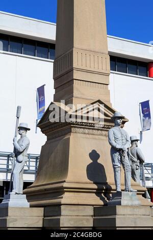 Confederate Monument, Portsmouth City, Norfolk Region, Virginia, USA Stock Photo