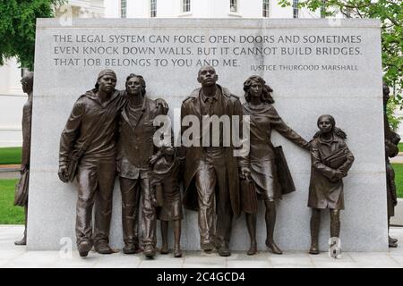 Civil Rights Memorial, State Capitol, Richmond, Virginia, USA Stock Photo
