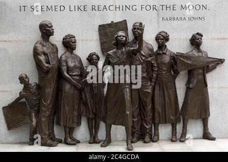 Civil Rights Memorial, State Capitol, Richmond, Virginia, USA Stock Photo