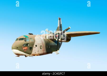 California, USA - November 30, 2007: Fairchild C-123K Provider, an American military transport aircraft designed by Chase Aircraft and subsequently bu Stock Photo