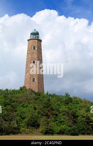 Old Cape Henry Lighthouse, Virginia Beach, Virginia, USA Stock Photo