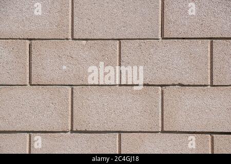 White grey brick wall concrete texture. Grunge, cement. Seamless texture of a brick wall Stock Photo