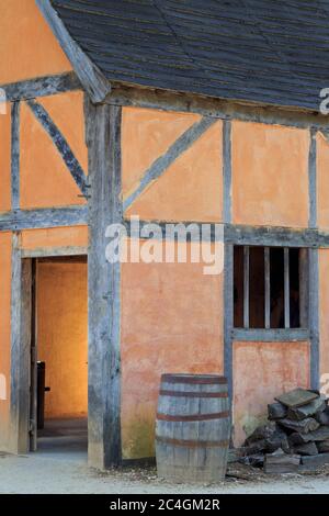 Jamestown Settlement Museum, Williamsburg, Virginia, USA Stock Photo