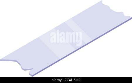 Scotch tape icon, isometric style Stock Vector