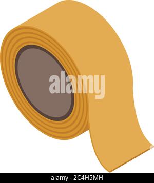 Bandage scotch icon, isometric style Stock Vector