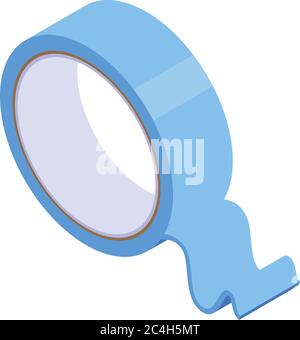 Medical scotch icon, isometric style Stock Vector