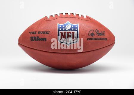 Wilson The Duke Official NFL Leather Game Football