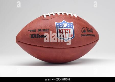 Wilson The Duke Official NFL Leather Game Football