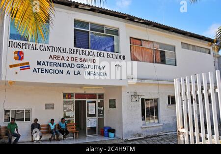 hospital, Puerto Ayora, Santa Cruz island, Galapagos islands, Ecuador Stock Photo