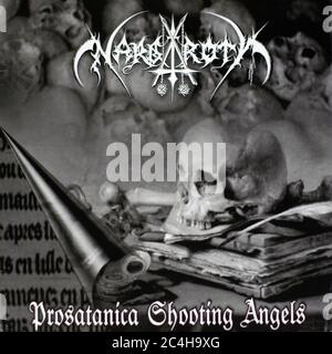 Nargaroth Prosatanica Shooting Angels 12'' Lp Vinyl - Vintage Record Cover Stock Photo