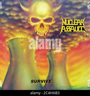 Nuclear Assault Survive 12'' Vinyl Lp - Vintage Record Cover Stock