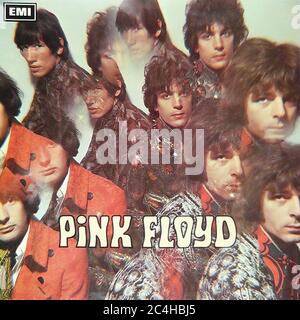 Pink Floyd Piper at the Gates of Dawn   12'' Vinyl Lp - Vintage Record Cover Stock Photo