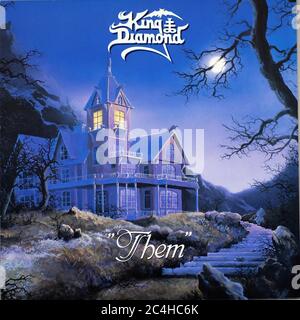 King Diamond Them  12'' Lp Album Vinyl -  Vintage Cover Stock Photo