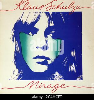 Klaus Schulze Mirage  12'' Vinyl Lp -  Vintage Cover Stock Photo