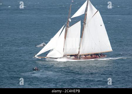 Isle of Weight  Round the Island race 2012 Stock Photo