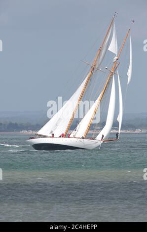 Isle of Weight  Round the Island race 2012 Stock Photo