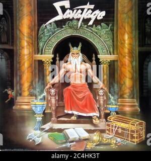 Savatage Hall of Mountain King 12'' Vinyl Lp - Vintage Record