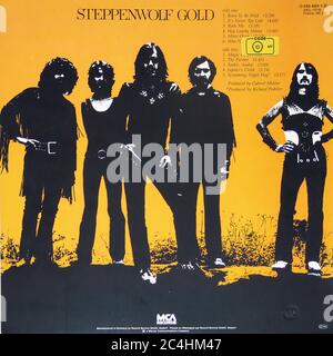 Steppenwolf   Gold Their Great Hits 12'' vinyl LP - Vintage record cover 01 Stock Photo