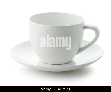 empty new coffee cup isolated on white background Stock Photo