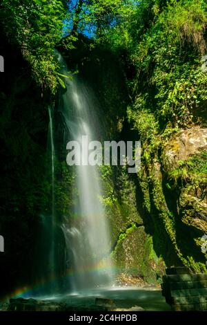 Jibhi Falls, Jibhi, Tirthan Valley, Himachal Pradesh, India Stock Photo