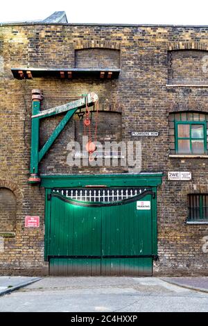 Exterior of Whitechapel Bell Foundry, side of the building, London, UK Stock Photo