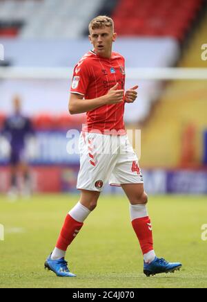 Charlton Athletic's Alfie Doughty during the Sky Bet Championship match at The Valley, London. Stock Photo