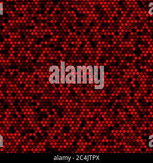Abstract glowing circles pattern. Seamless vector illustration Stock Vector