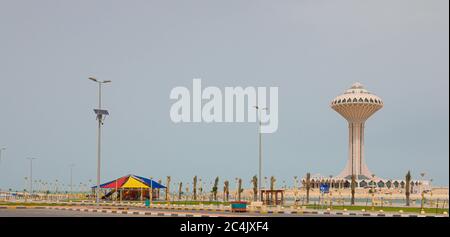 view in Alkhobar sea side Saudi Arabia. City : Khobar, Country : Saudi Stock Photo