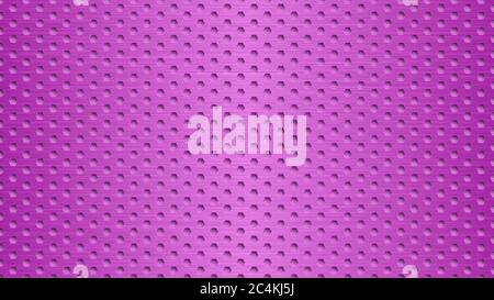 Abstract metal background with hexagonal holes in purple colors Stock Vector