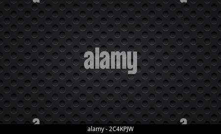 Abstract background with holes in dark gray colors Stock Vector