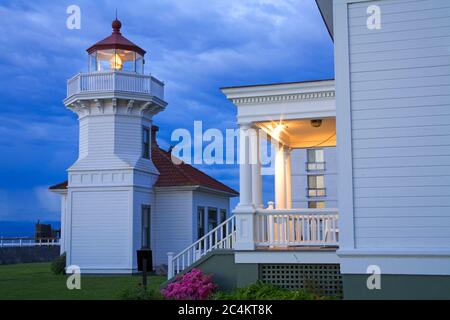 Mukilteo Lighthouse Park, Mukilteo, Greater Seattle Area, Washington State, USA Stock Photo
