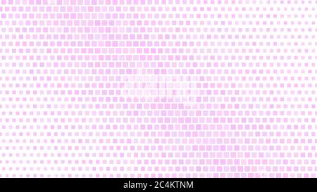 Abstract halftone gradient background of small squares, purple on white Stock Vector