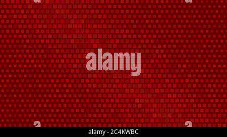 Abstract halftone gradient background of small squares, in red colors Stock Vector