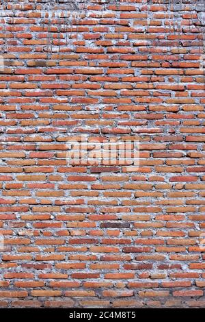 red brick wall texture grunge background. may use to interior design, can be used as wallpaper and background Stock Photo