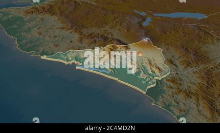 Map of Colima City in Mexico Stock Photo - Alamy