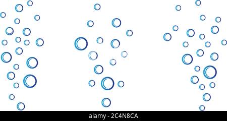 Bubbles water vector icon illustration design Stock Vector