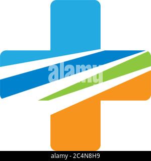 Medical logo template vector icon illustration design Stock Vector