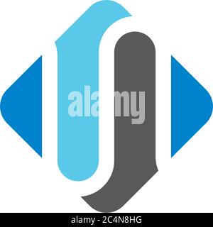 Abstract logo template vector icon illustration design Stock Vector