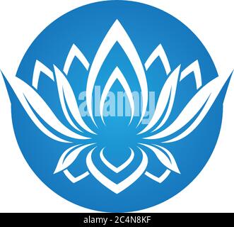 Beauty vector flowers design logo Template icon Stock Vector