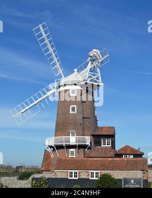 Cley Windmill, a Bed and Breakfast in Cley next the Sea, Norfolk, UK Stock Photo