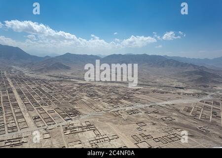 desert area was converted to be residential house, Kabul Afghanistan Stock Photo