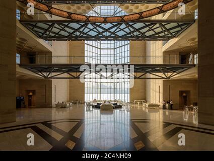 Interior design of the Museum of Islamic Art, Doha, Qatar Stock Photo