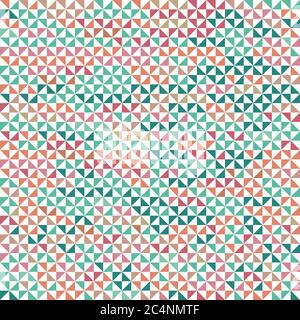 Triangles multicolored seamless abstract background Stock Vector