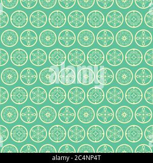 Seamless abstract decorative geometric pattern Stock Vector
