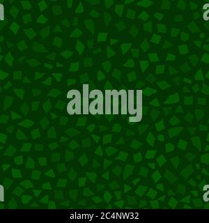 Abstract seamless pattern of small pieces of paper or splinters of ceramics of different sizes in green colors Stock Vector