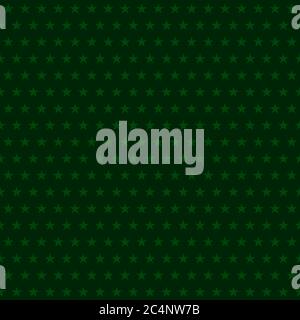 Abstract seamless pattern of small stars in green colors Stock Vector