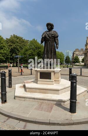 England, Bristol, Statue of Raja Ram Mohan Roy in front of the ...