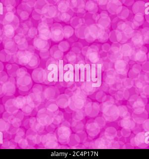 Abstract seamless pattern of randomly distributed translucent circles in purple colors Stock Vector