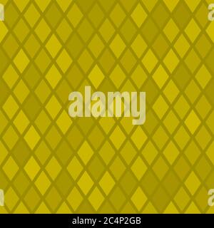 Abstract seamless pattern of small rhombus or pixels in yellow colors Stock Vector