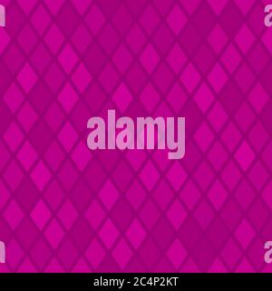 Abstract seamless pattern of small rhombus or pixels in purple colors Stock Vector